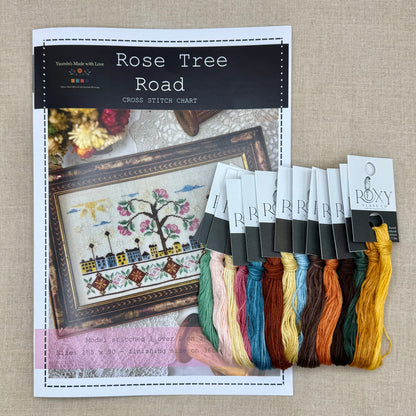 Yasmin's Made with Love - Rose Tree Road - Chart and/or Roxy Floss Conversion