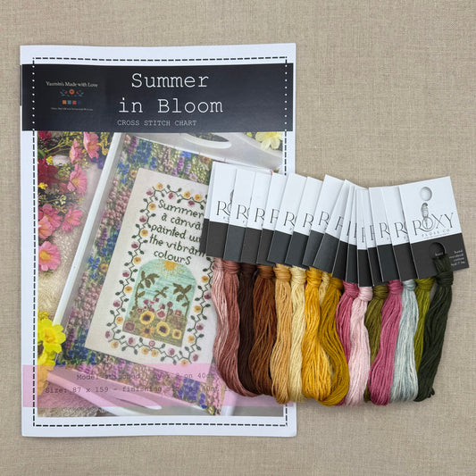 Yasmin's Made with Love - Summer In Bloom - Chart and/or Roxy Floss Conversion