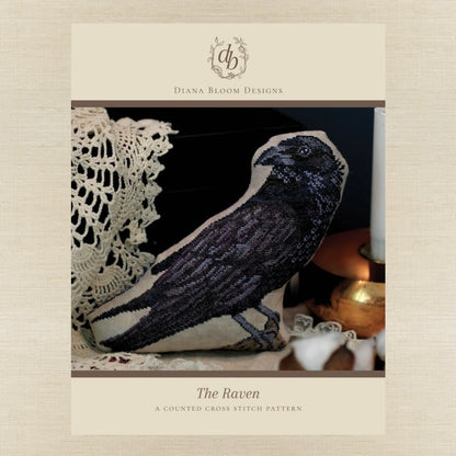 Diana Bloom Designs - The Raven - Chart IH and/or Roxy Floss