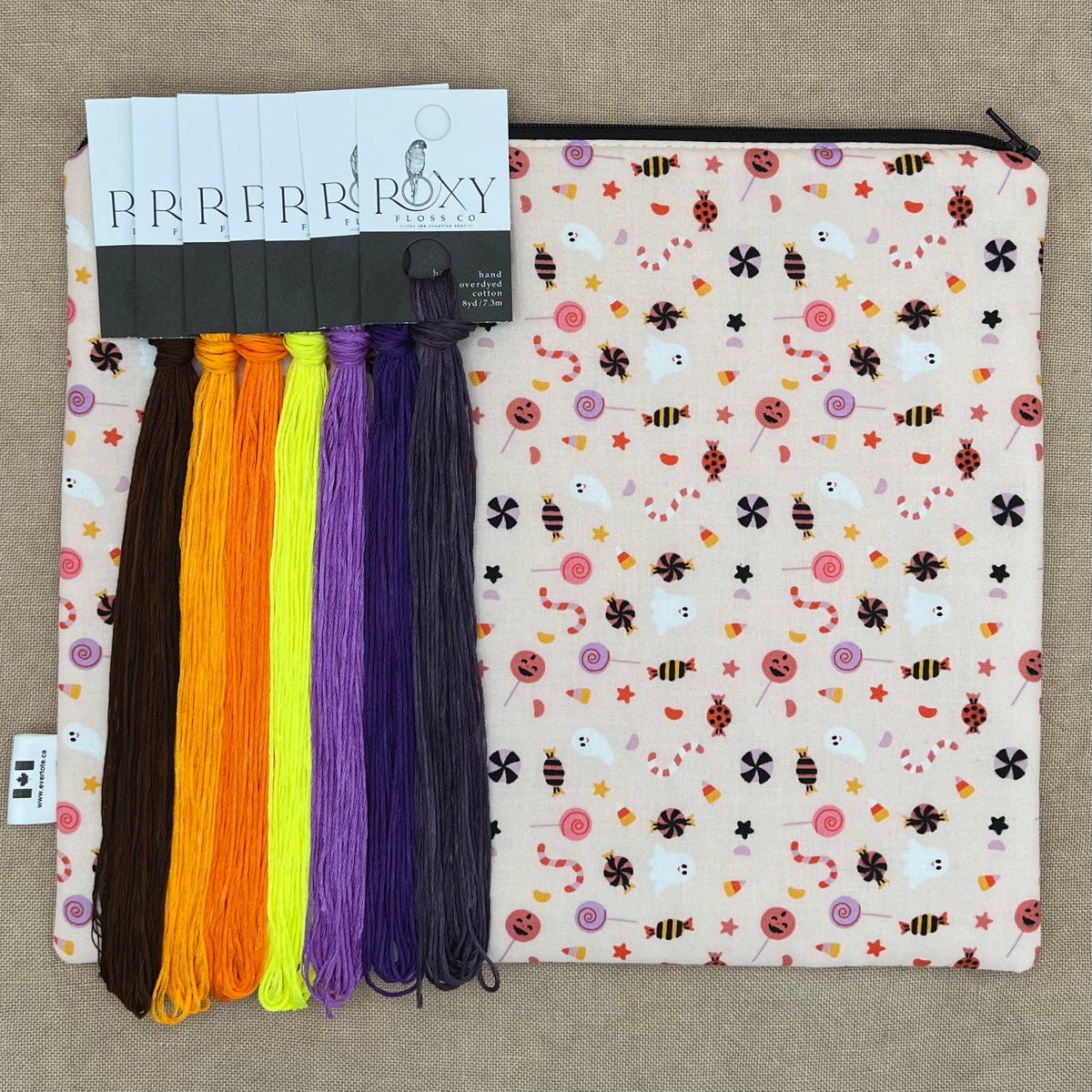 Trick or Treat - Small Project Bag and/or Coordinating Limited Edition Roxy Floss