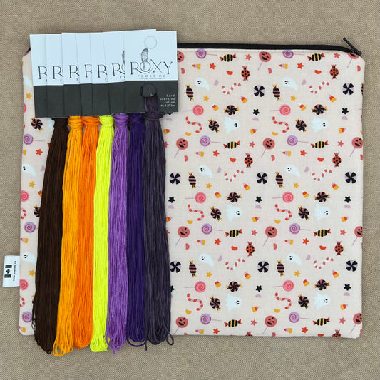 Trick or Treat - Small Project Bag and/or Coordinating Limited Edition Roxy Floss