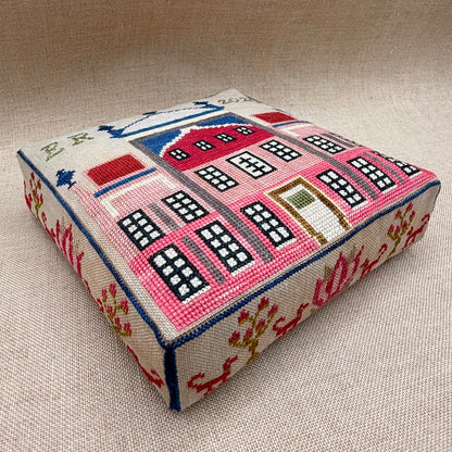 Maximum Cross Stitch, Evertote, and Roxy Floss Co - Jane Wood 1853 Pincushion: An Adaptation of an Antique Sampler (Sampler September 2025)- Full Kit
