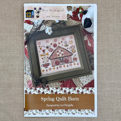 Pansy Patch Quilts and Stitchery - Spring Quilt Barn - Cross Stitch Chart and/or Roxy Floss Co Threads