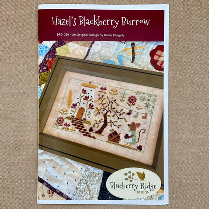 Blueberry Ridge Design - Hazel's Blackberry Burrow - Cross Stitch Chart and/or Roxy Floss Co Threads