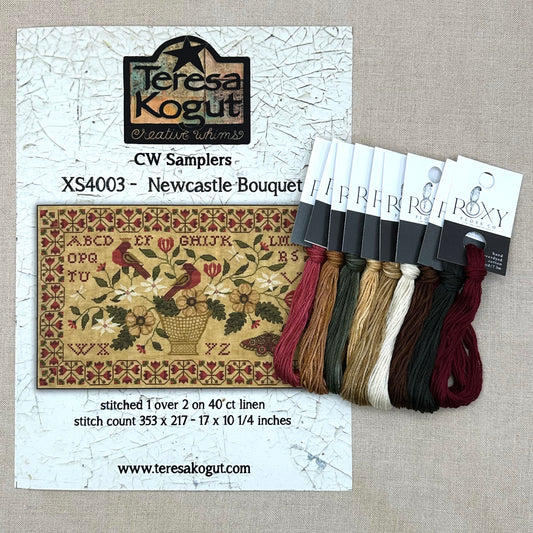 Teresa Kogut - Newcastle Bouquet - Booklet Chart and/or Roxy Floss Conversion