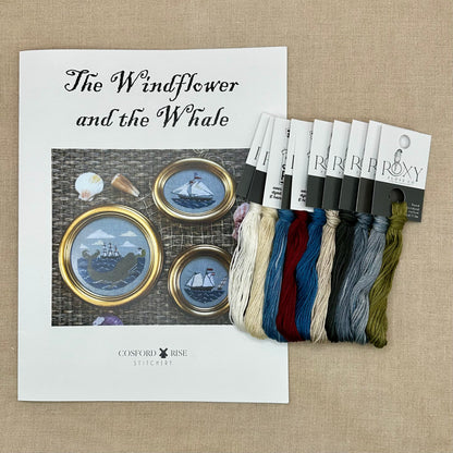 Cosford Rise Stitchery - The Windflower and the Whale- Booklet Chart and/or Roxy Floss Conversion