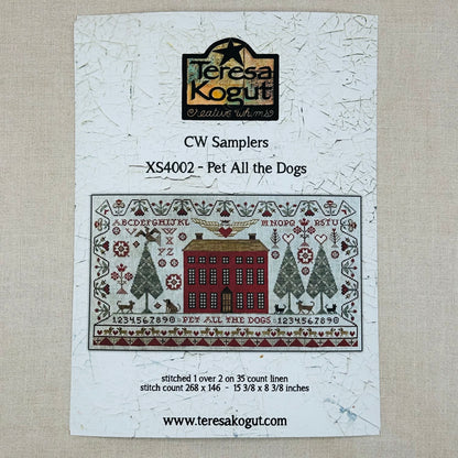 Teresa Kogut - Pet All the Dogs - Booklet Chart and/or Roxy Floss Conversion