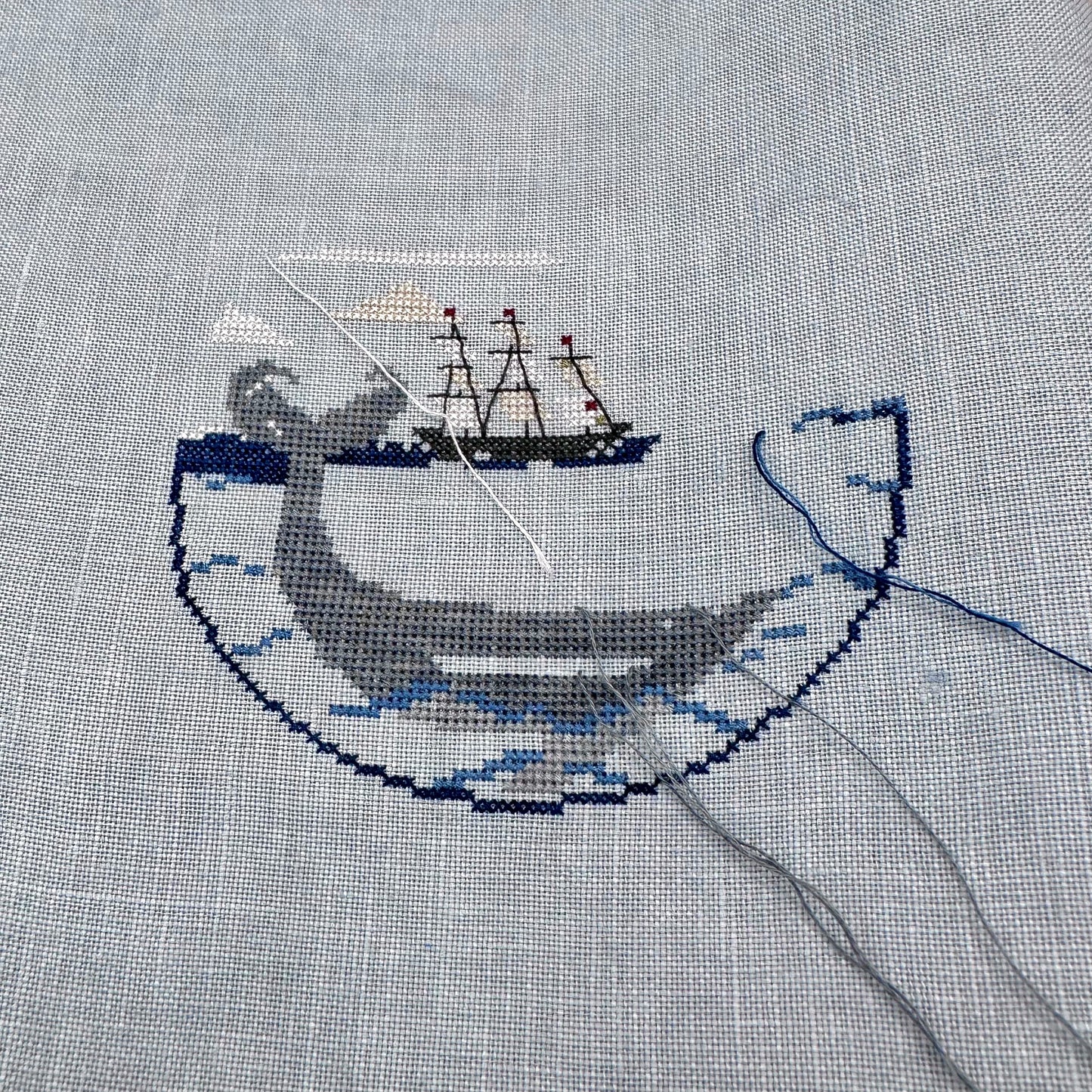 Cosford Rise Stitchery - The Windflower and the Whale- Booklet Chart and/or Roxy Floss Conversion
