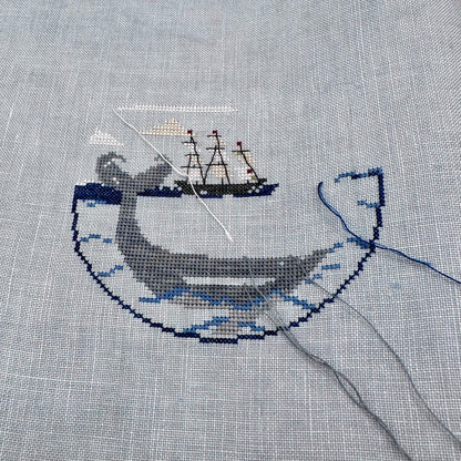 Cosford Rise Stitchery - The Windflower and the Whale- Booklet Chart and/or Roxy Floss Conversion