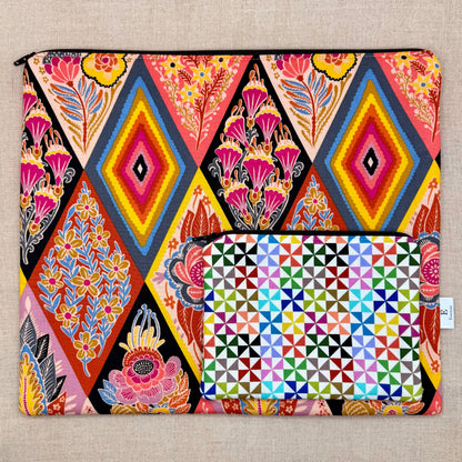 Teresa Kogut - My Garden Biscornu (Aug 2025 Patreon Tier 4 Chart) - BIGcornu Project Kit