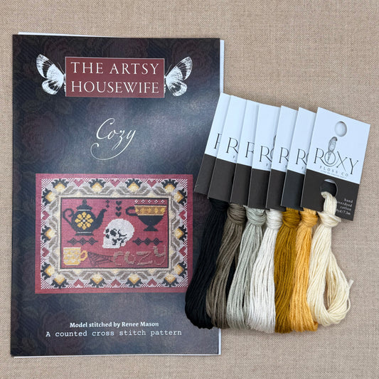 The Artsy Housewife - Cozy - Chart and/or Roxy Floss Conversion