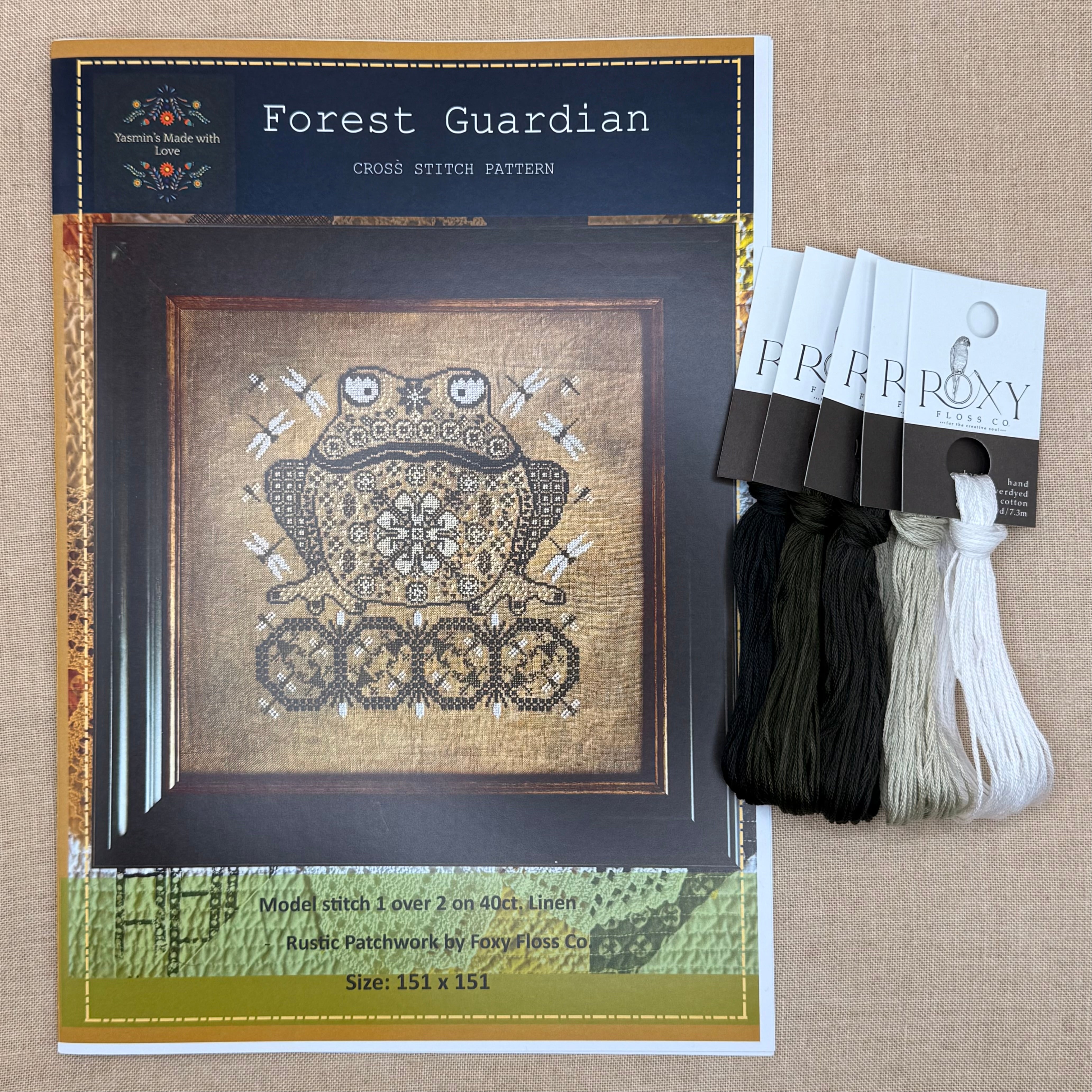 Yasmin's Made with Love - Forest Guardian - Chart and/or Roxy Floss ...