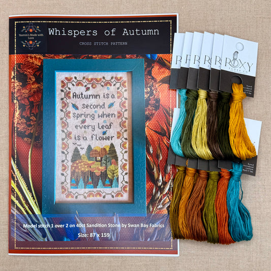 Yasmin's Made with Love - Whispers of Autumn - Chart and/or Roxy Floss Conversion