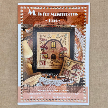 Yasmin's Made with Love - M is for Mushrooms - Chart and/or Roxy Floss Conversion