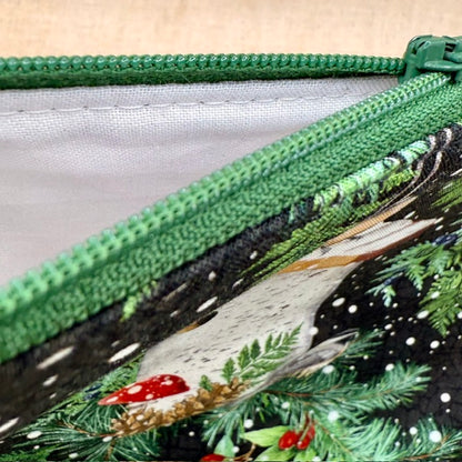 Home for the Holidays  - Project Bag with Coordinating Notions Pouch