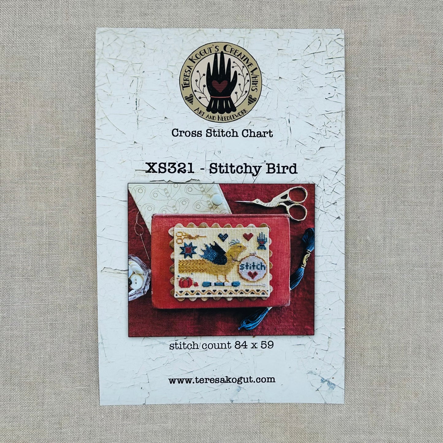 Teresa Kogut - Stitchy Bird - Booklet Chart and/or Roxy Floss Conversion