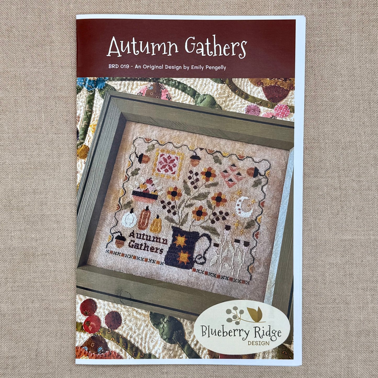 Blueberry Ridge Design - Autumn Gathers - Cross Stitch Chart and/or Roxy Floss Co Threads