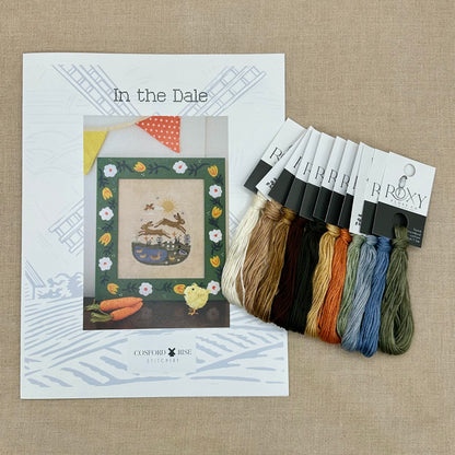 Cosford Rise Stitchery - In the Dale - Booklet Chart and/or Roxy Floss Pack