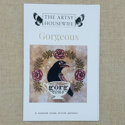 The Artsy Housewife - Gorgeous - Chart and/or Roxy Floss Conversion