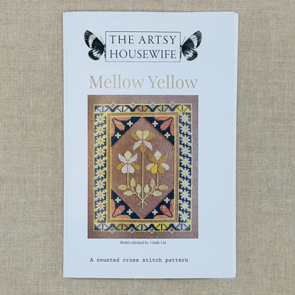 The Artsy Housewife - Mellow Yellow - Chart and/or Roxy Floss Conversion