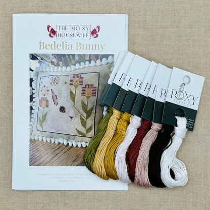 The Artsy Housewife - Bedelia Bunny - Chart and/or Roxy Floss Conversion