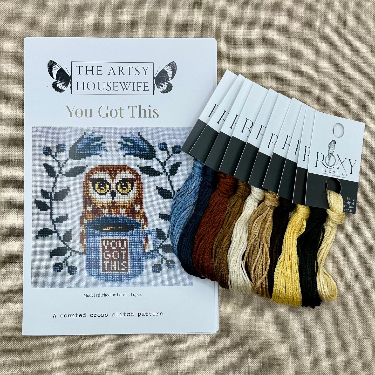 The Artsy Housewife - You Got This - Chart and/or Roxy Floss Conversion