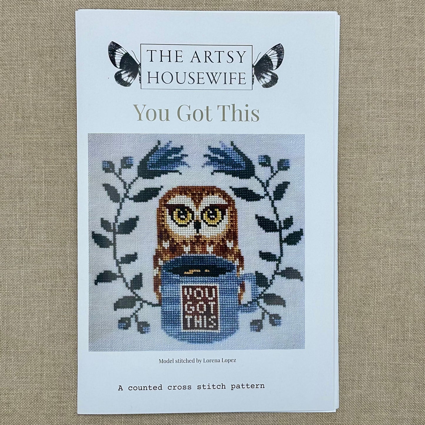 The Artsy Housewife - You Got This - Chart and/or Roxy Floss Conversion
