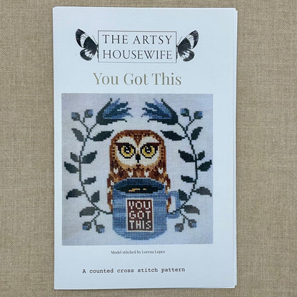 The Artsy Housewife - You Got This - Chart and/or Roxy Floss Conversion