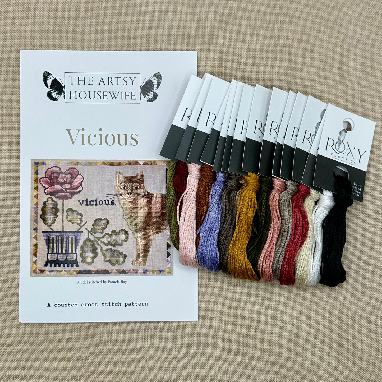 The Artsy Housewife - Vicious - Chart and/or Roxy Floss Conversion