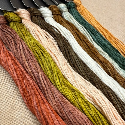 Blueberry Ridge Design - The Potting Bench #2 - Cross Stitch Chart and/or Roxy Floss Co Threads