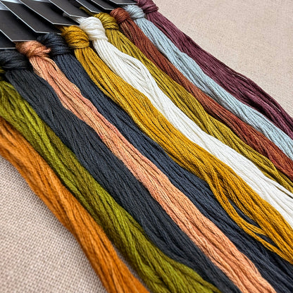 Pansy Patch Quilts and Stitchery - Drusella's Pumpkin Stew - Cross Stitch Chart and/or Roxy Floss Co Threads