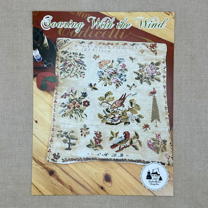 1897 Schoolhouse Samplers - Soaring with the Wind - Full Sampler -  Physical Chart and/or Roxy Floss