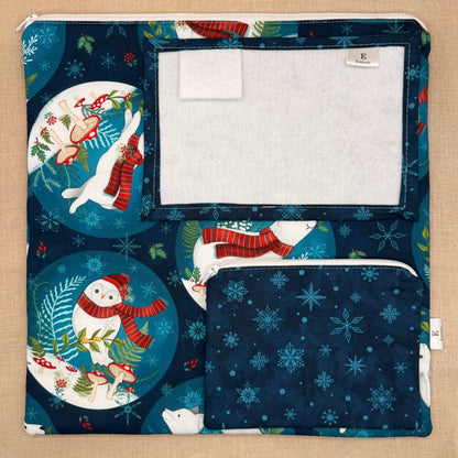 Polar Pals - Project Bag with Coordinating Notions Pouch AND Thread Bed