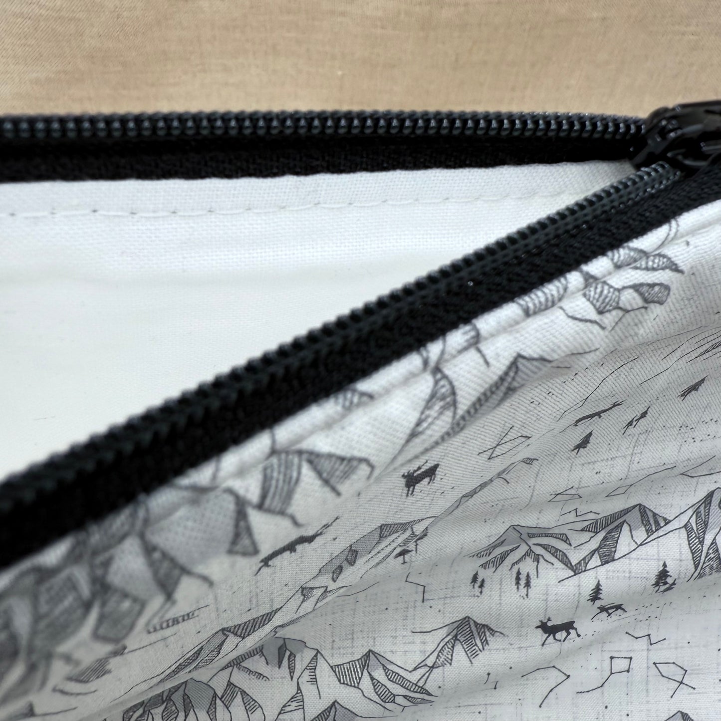 Keep Climbing  - Project Bag with Coordinating Notions Pouch