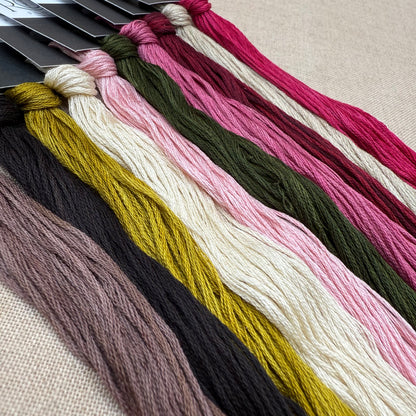 1897 Schoolhouse Samplers - Over the Works of Thy Hands: Ellen Smith ~ March 1836 -  Physical Chart and/or Roxy Floss