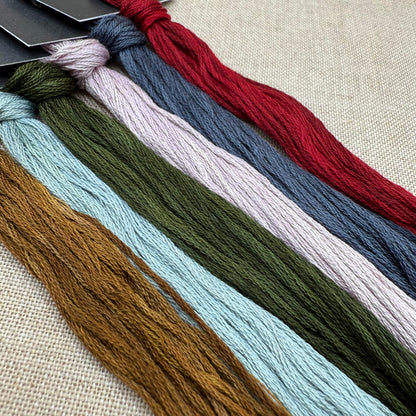 1897 Schoolhouse Samplers - She Hath Wings: Elizabeth Mounsey ~ Aged 9 Years -  Physical Chart and/or Roxy Floss