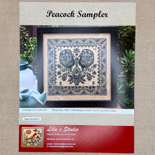 Lila's Studio - Peacock Sampler - Physical Chart