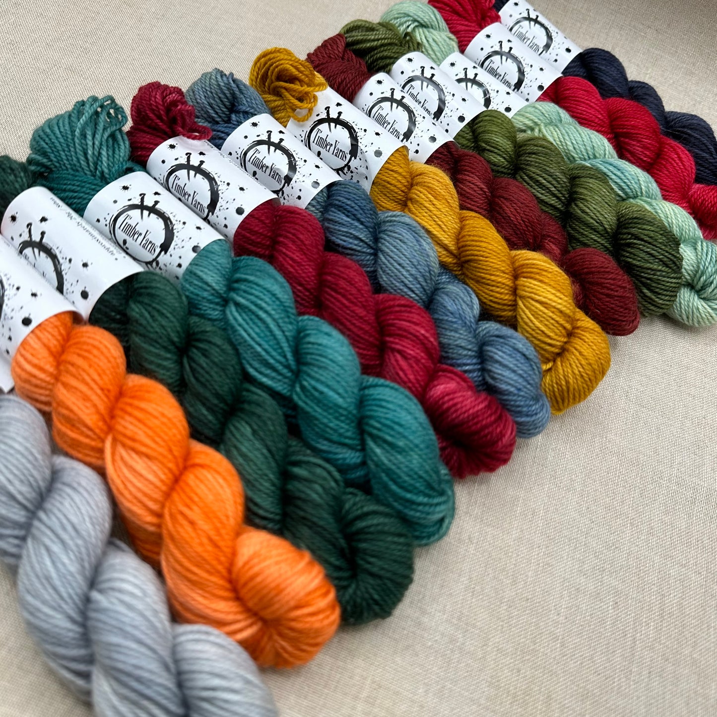 Maximum Cross Stitch, Evertote, Roxy Floss Co, and Timber Yarns - Sampler September 2024 - Basic Knitting Kit