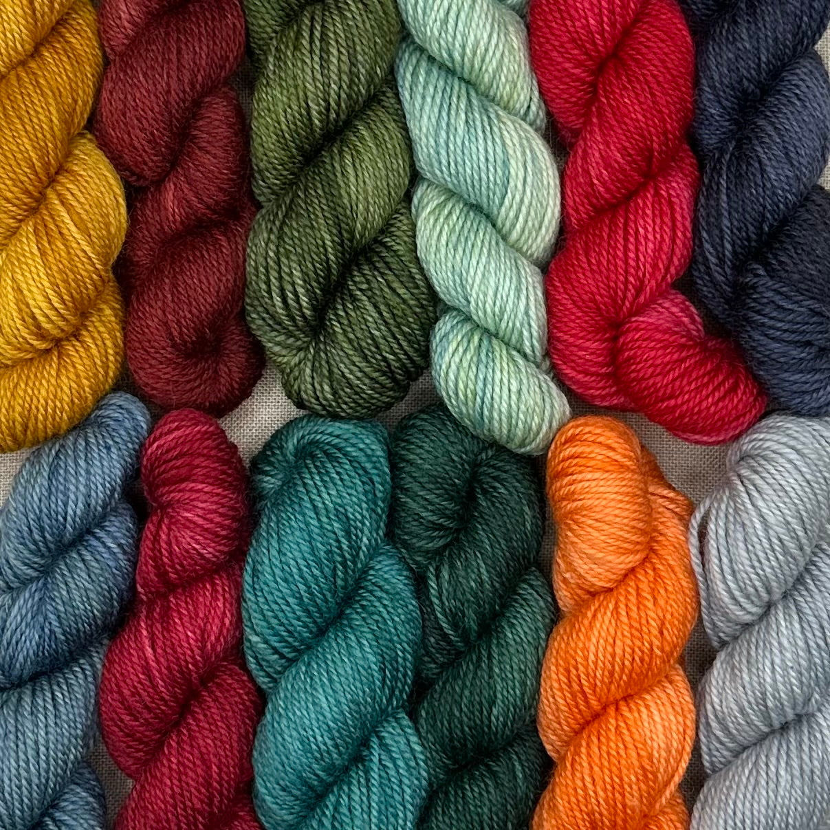 Maximum Cross Stitch, Evertote, Roxy Floss Co, and Timber Yarns - Sampler September 2024 - Basic Knitting Kit