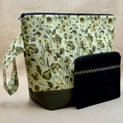 Spring Has Sprung  - Project Bag with Coordinating Notions Pouch