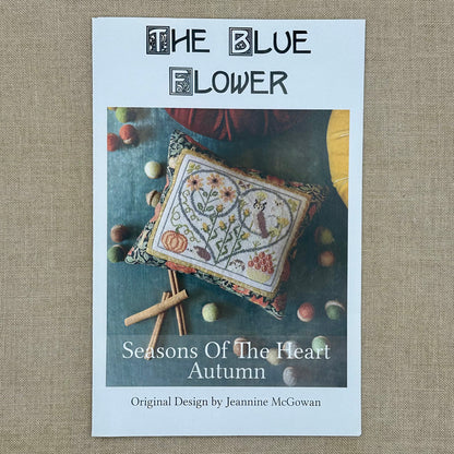 The Blue Flower - Seasons of the Heart: Autumn - Booklet Chart and/or Roxy Floss Conversion