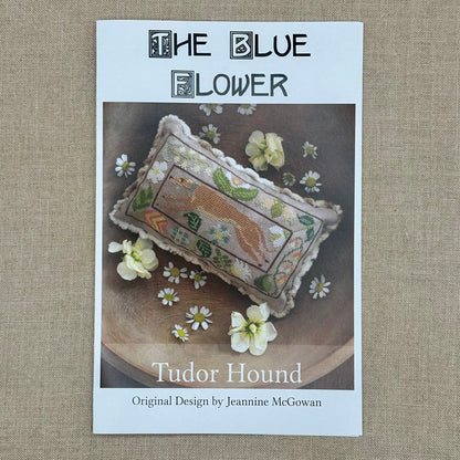 The Blue Flower - Tudor Hound - Booklet Chart and/or Roxy Floss Conversion