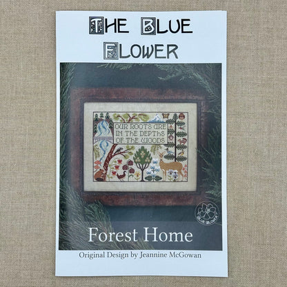 The Blue Flower - Forest Home - Booklet Chart and/or Roxy Floss Conversion