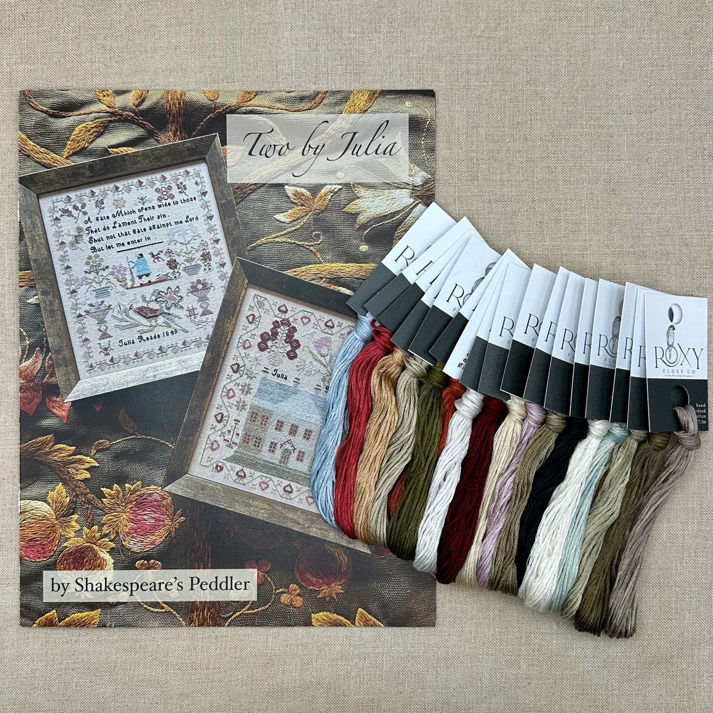 Shakespeare's Peddler - Two by Julia - Booklet Chart and/or Roxy Floss Conversion