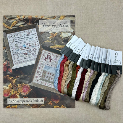 Shakespeare's Peddler - Two by Julia - Booklet Chart and/or Roxy Floss Conversion