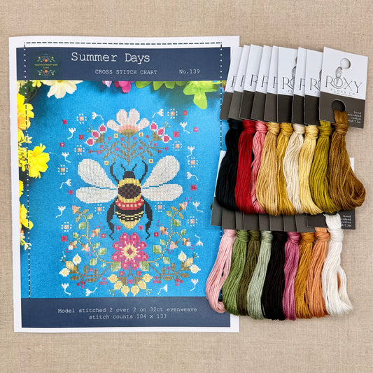 Yasmin's Made with Love - Summer Days - Chart IH and/or Roxy Floss Conversion