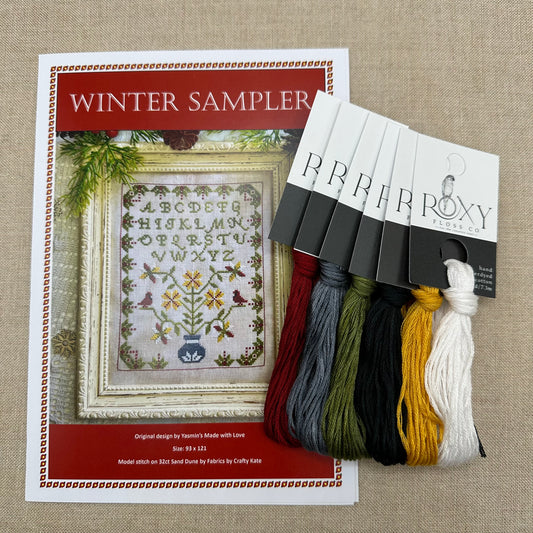 Yasmin's Made with Love - Winter Sampler - Chart and/or Roxy Floss Pack