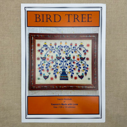 Yasmin's Made with Love - Bird Tree - Chart and/or Roxy Floss Pack