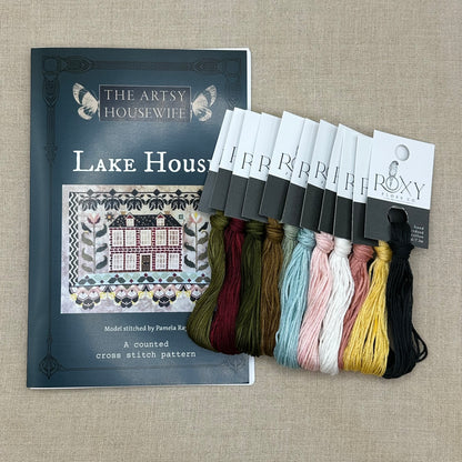 The Artsy Housewife - Lake House - Chart and/or Roxy Floss Conversion