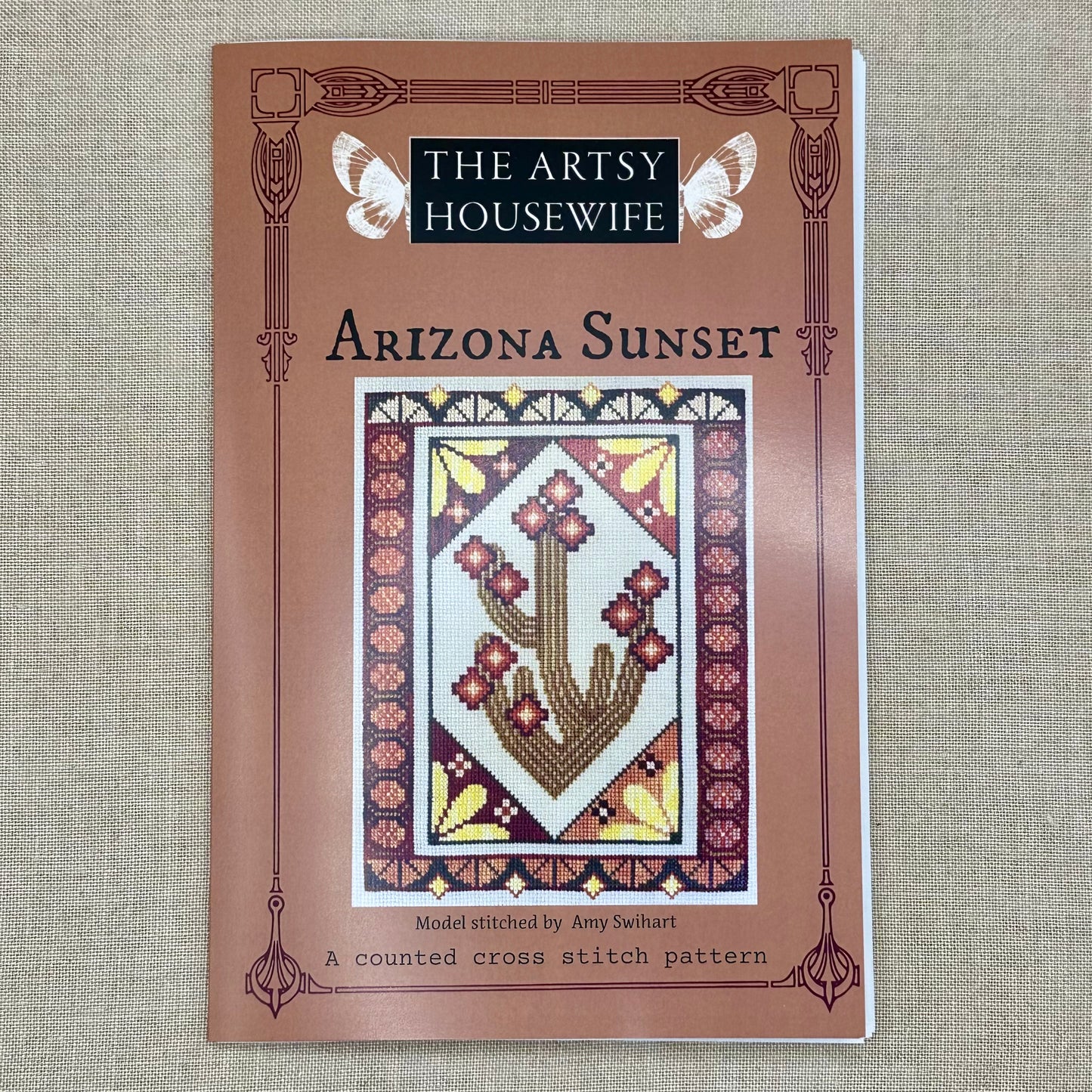 The Artsy Housewife - Arizona Sunset - Chart and/or Roxy Floss Conversion